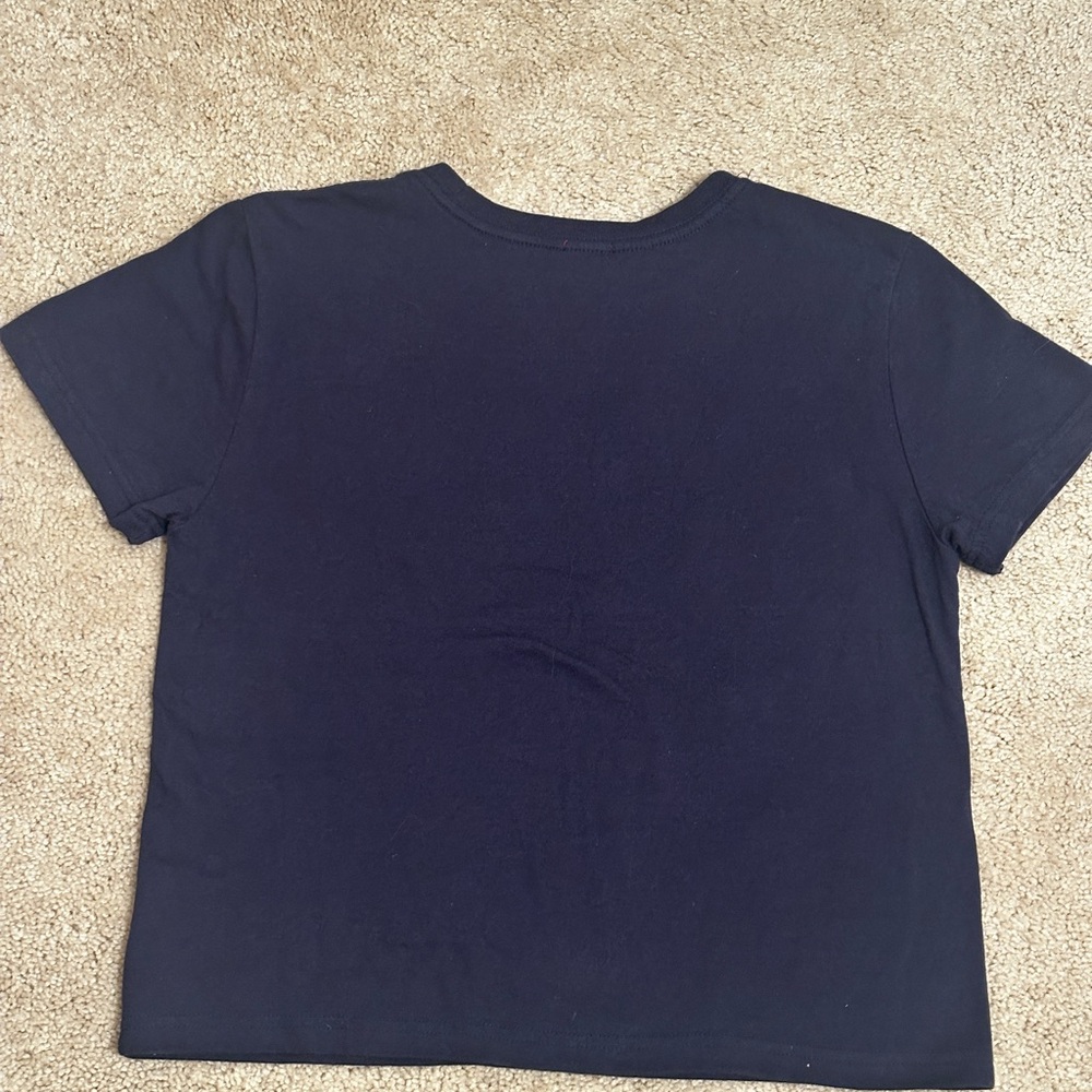 The Blank Lab Cropped Tee - Navy M - Picture 5 of 6